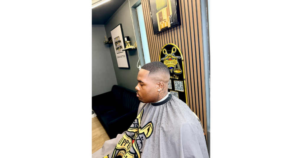 Professional skin fade haircut showcasing the difference between fade haircuts Antioch and taper fade styles for men.